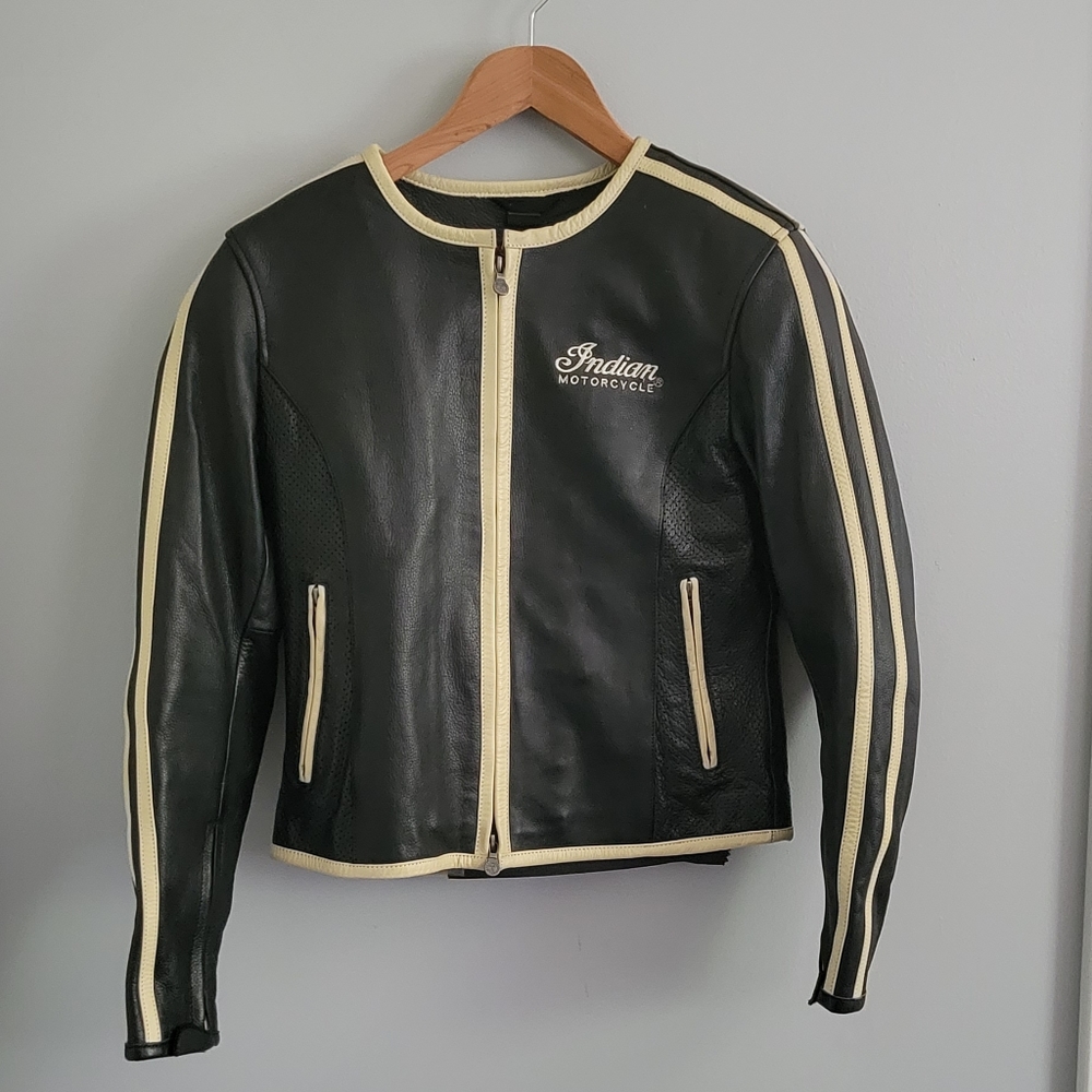 Indian Motorcycle S leather riding jacket